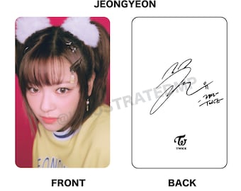 TWICE ONCE 4th Generation Fan Club TWICEZINE Version Photocards