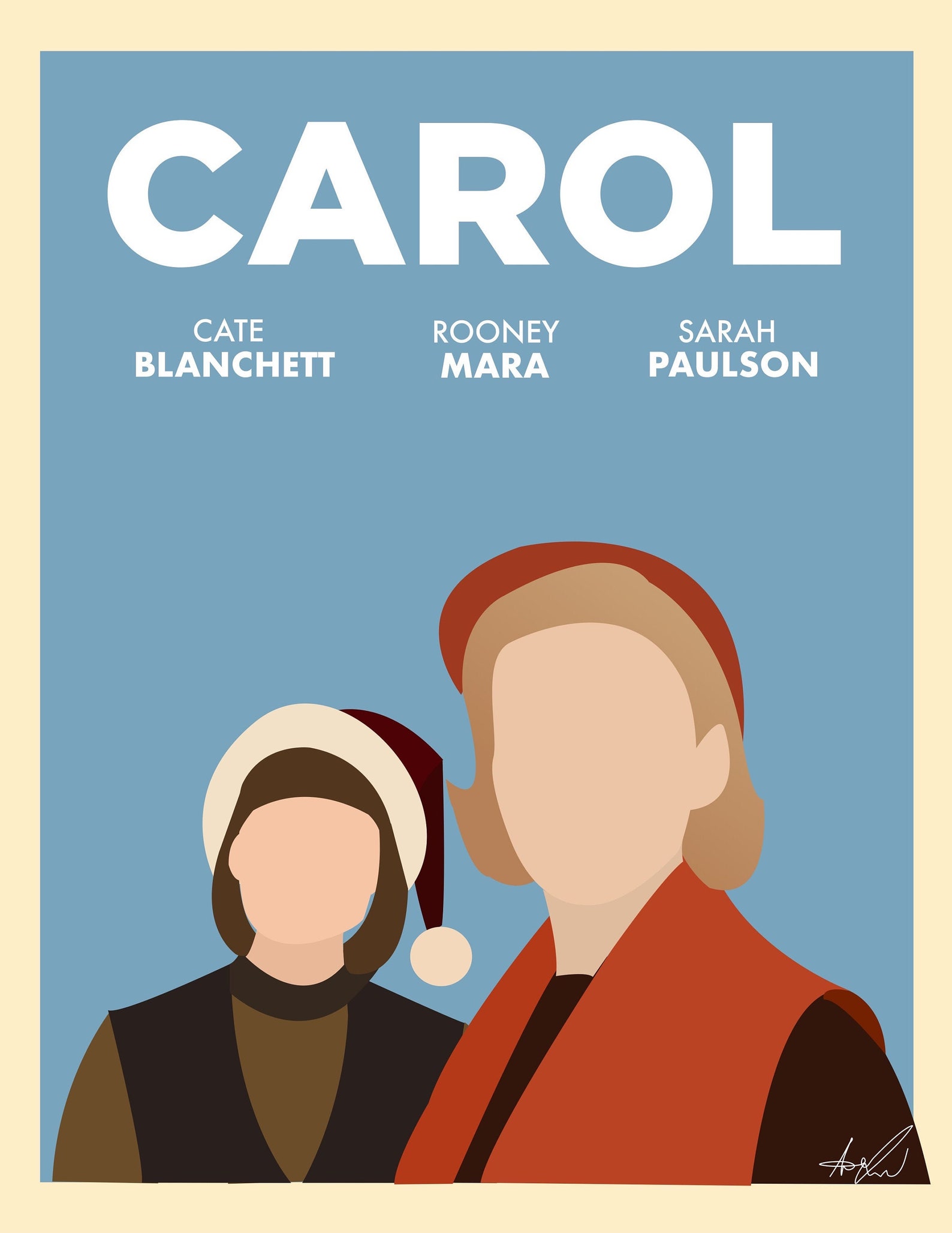 Carol 2015 Digital Poster Etsy