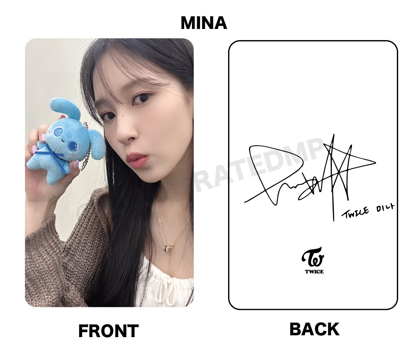 TWICE HARE HARE Blue Cheonsa Photocards (2023) [w/ Freebies] - Etsy