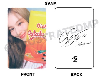 TWICE x OISHI フィリピンファンミート フォトカード Snacktacular