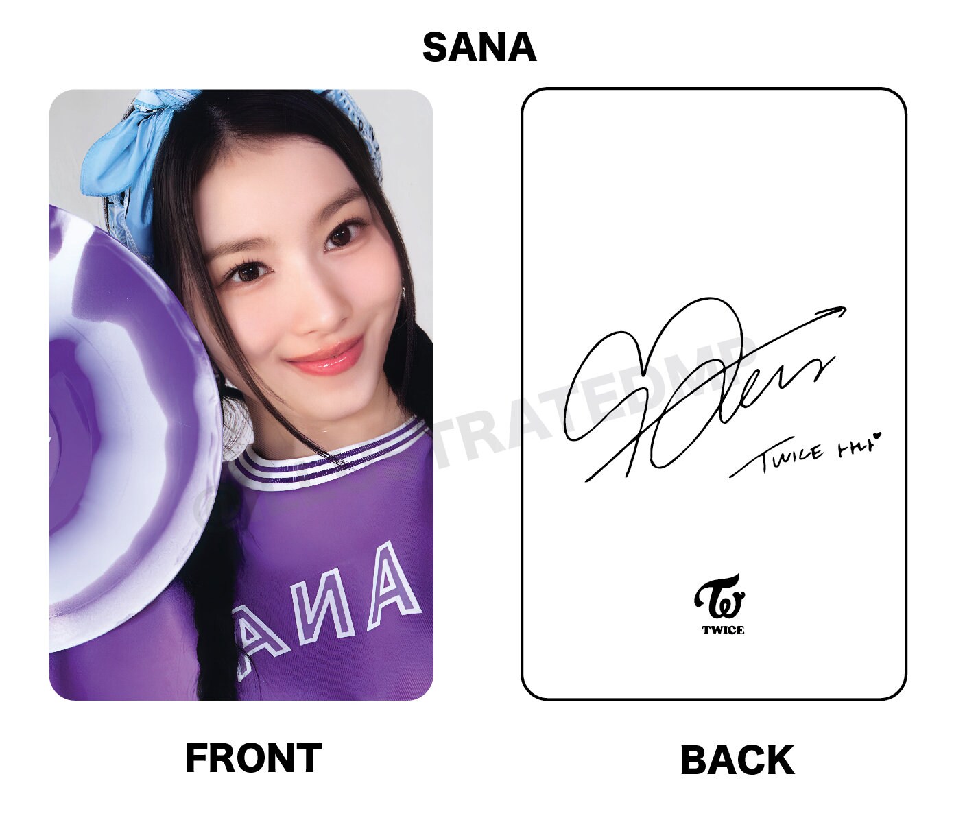 TWICE ONCE 4期ファンクラブ セルフィーフォトカード 2023 (非公式
