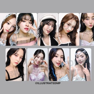 TWICE DIVE JAPAN Exklusive Selfie Fotokarten (inoffiziell) [mit Freebies]