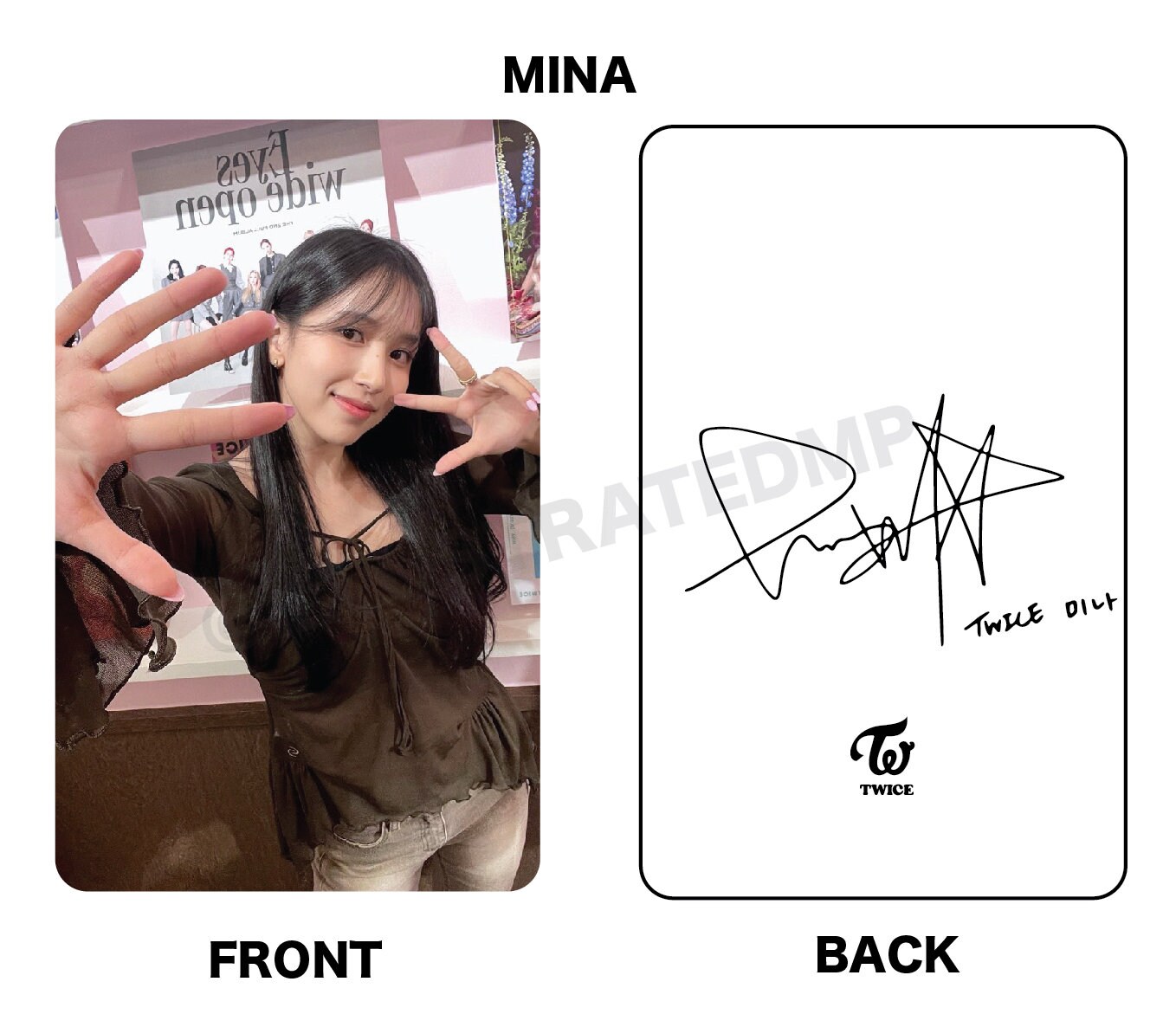 TWICE ONCE AGAIN 2023 Photocards (twice 8th Anniversary) [w