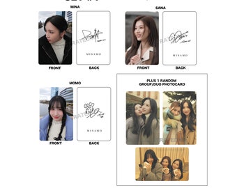 MISAMO Photocards [KANSAI Edition] (TWICE Mina, Sana, Momo) - Etsy