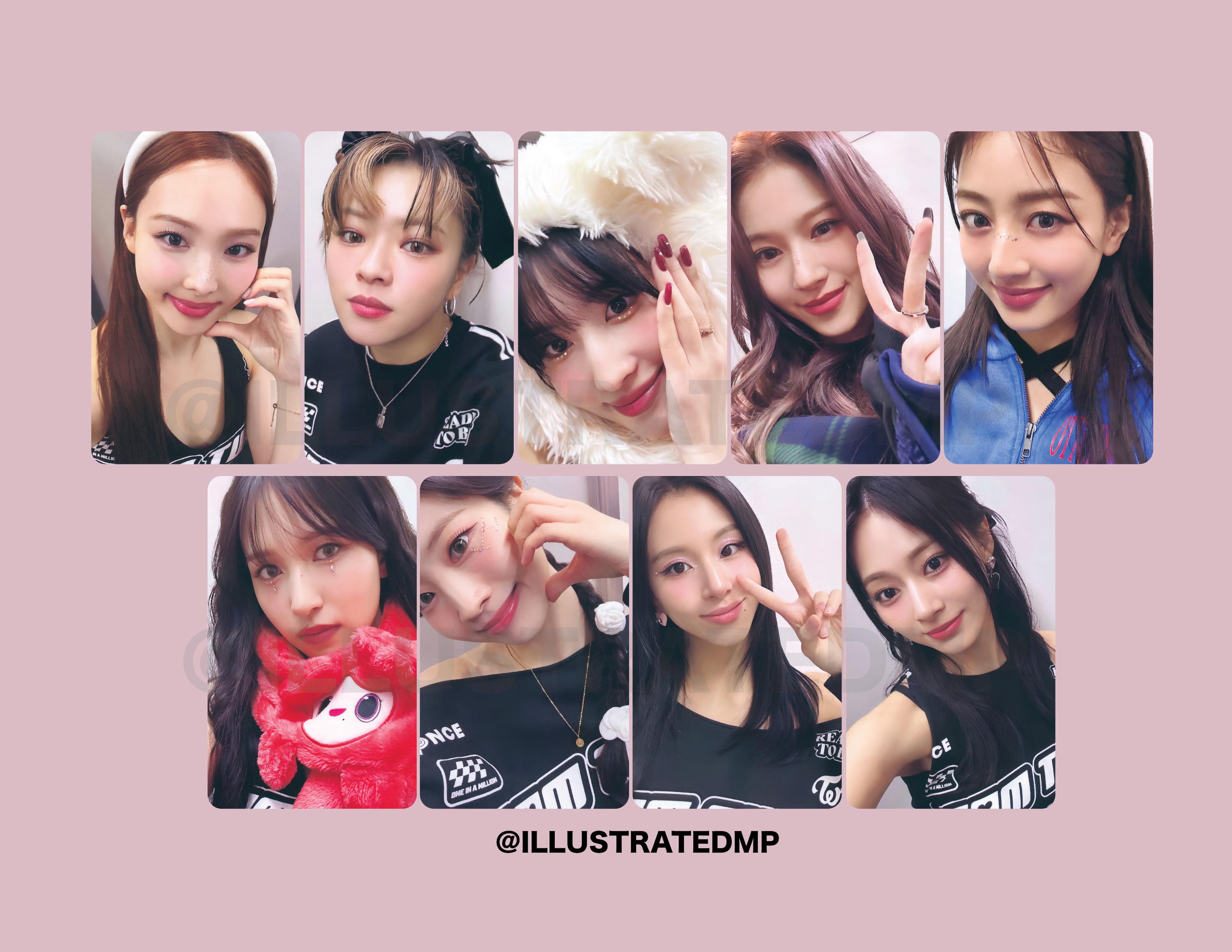 TWICE Ready to Be BLURAY Selfie Japan Photocards [unofficial] [w