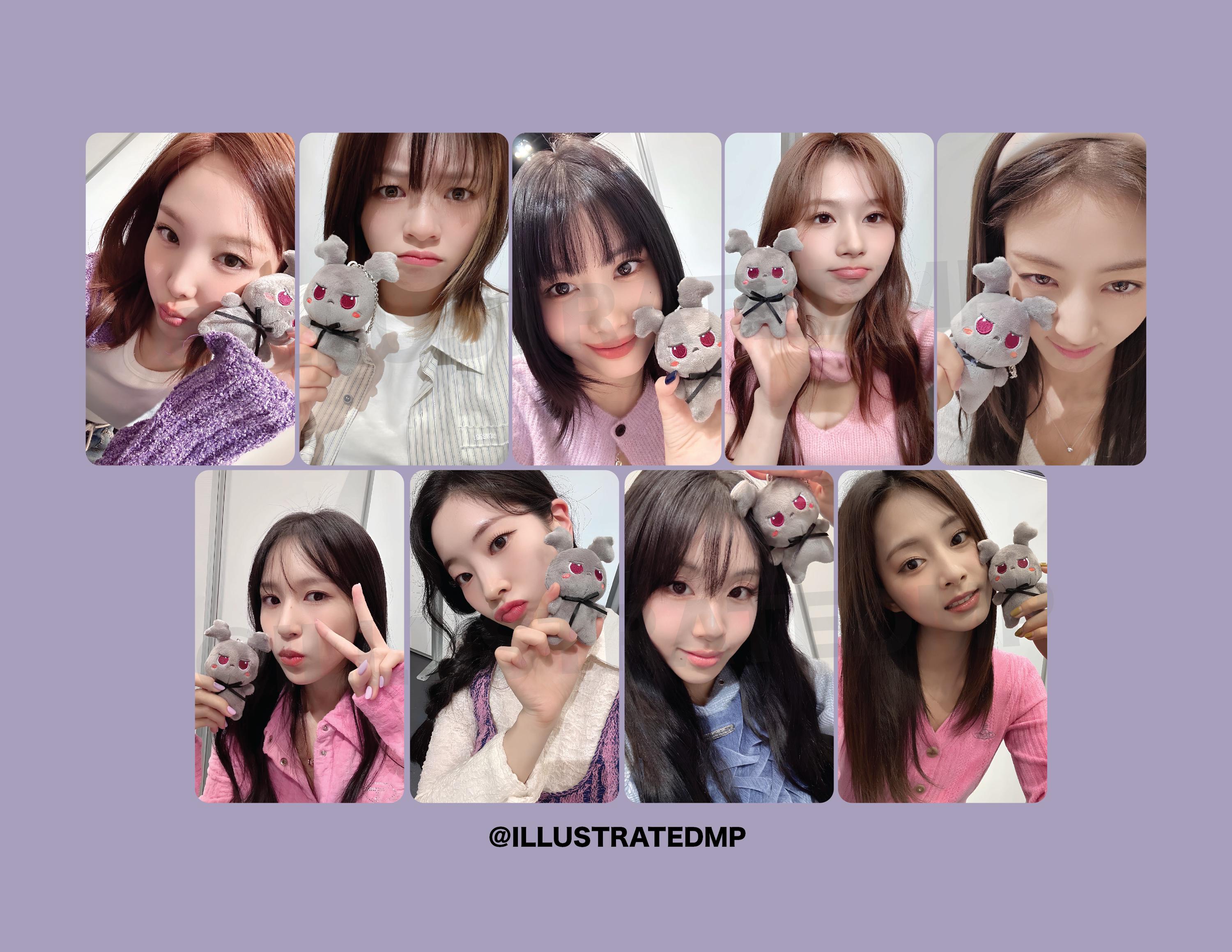 TWICE HARE HARE Purple Cheonsa Photocards (2023) [w/ Freebies] - Etsy