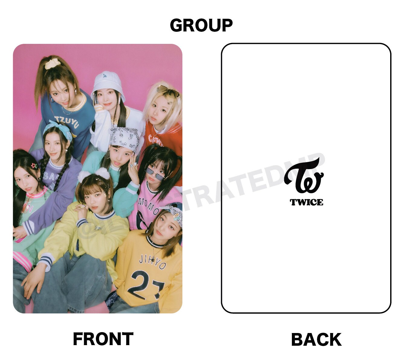TWICE UNIT ONCE 第4世代ファンクラブフォトカード【特典付き】 - Etsy