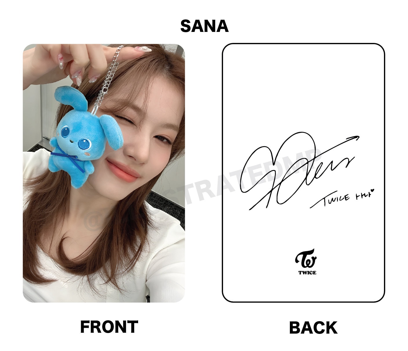 TWICE HARE HARE Blue Cheonsa Photocards (2023) [w/ Freebies] - Etsy