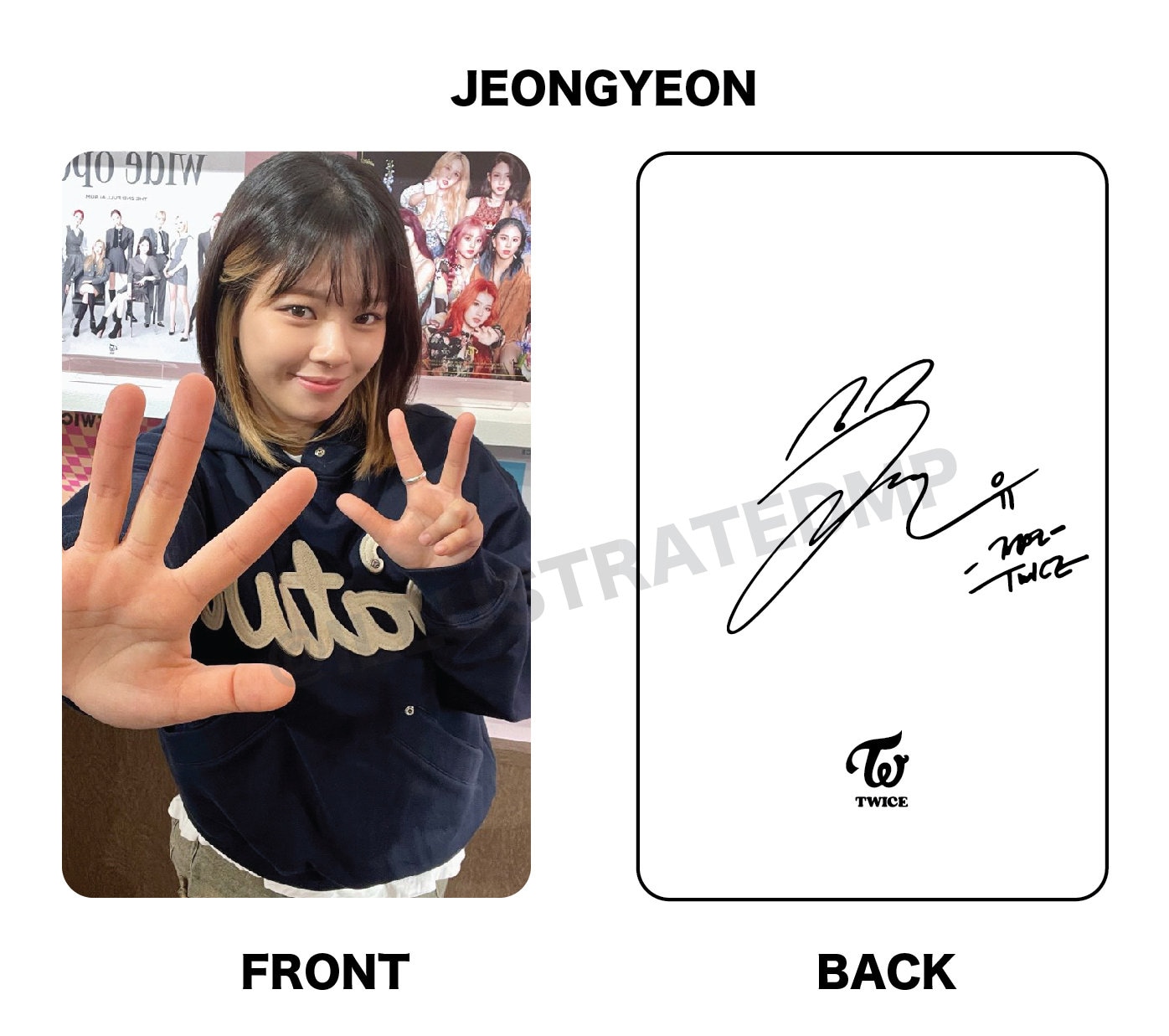 TWICE ONCE AGAIN 2023 Photocards (twice 8th Anniversary) [w