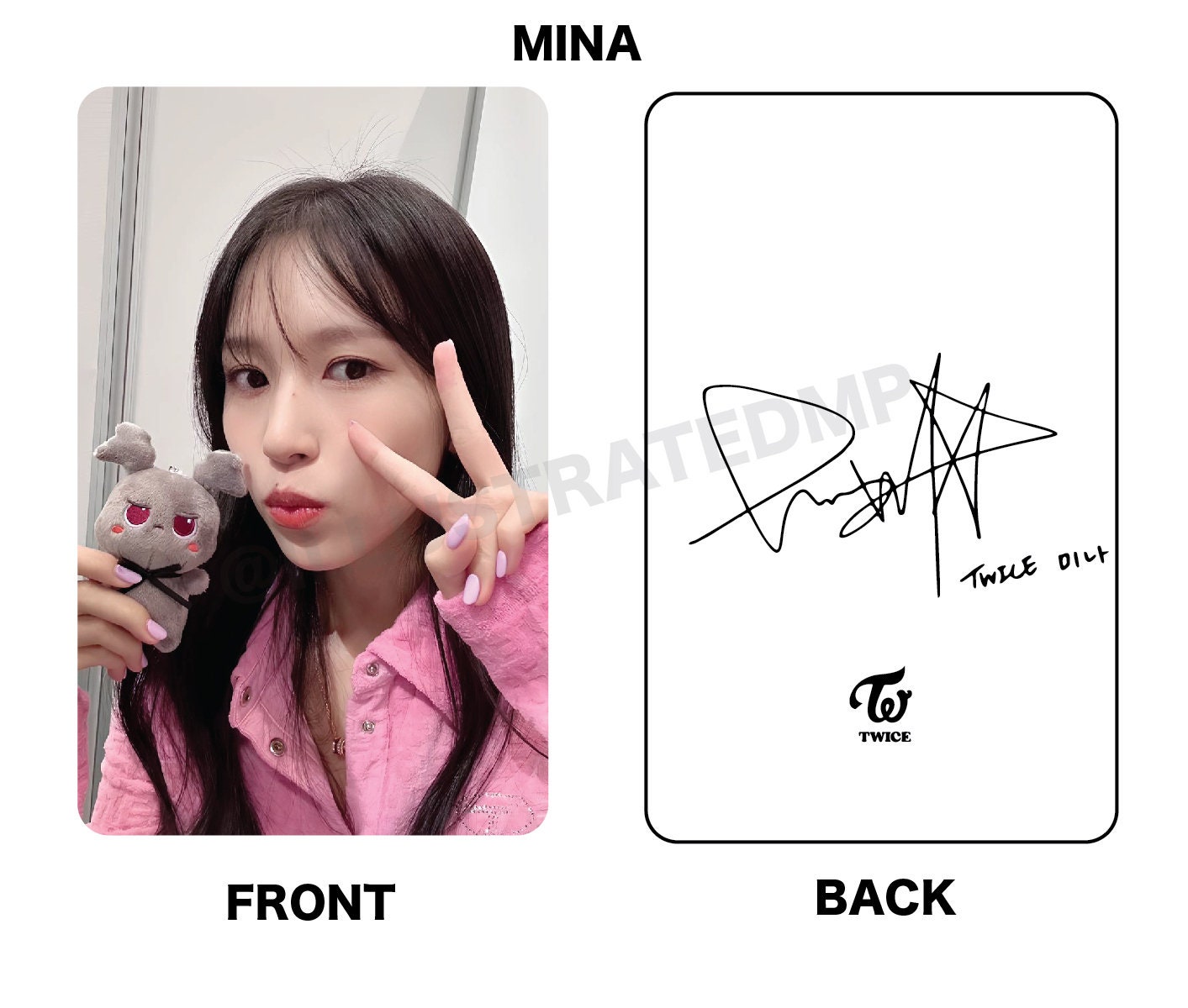 TWICE HARE HARE Purple Cheonsa Photocards (2023) [w/ Freebies] - Etsy