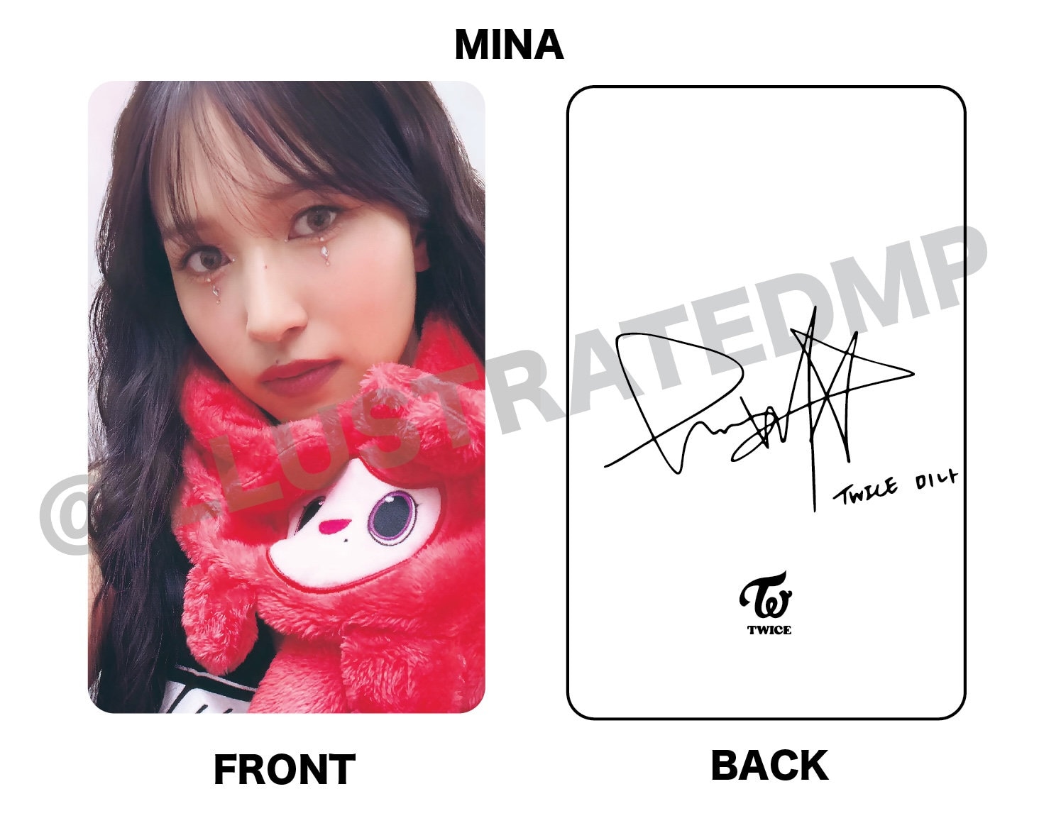 TWICE Ready to Be BLURAY Selfie Japan Photocards [unofficial] [w