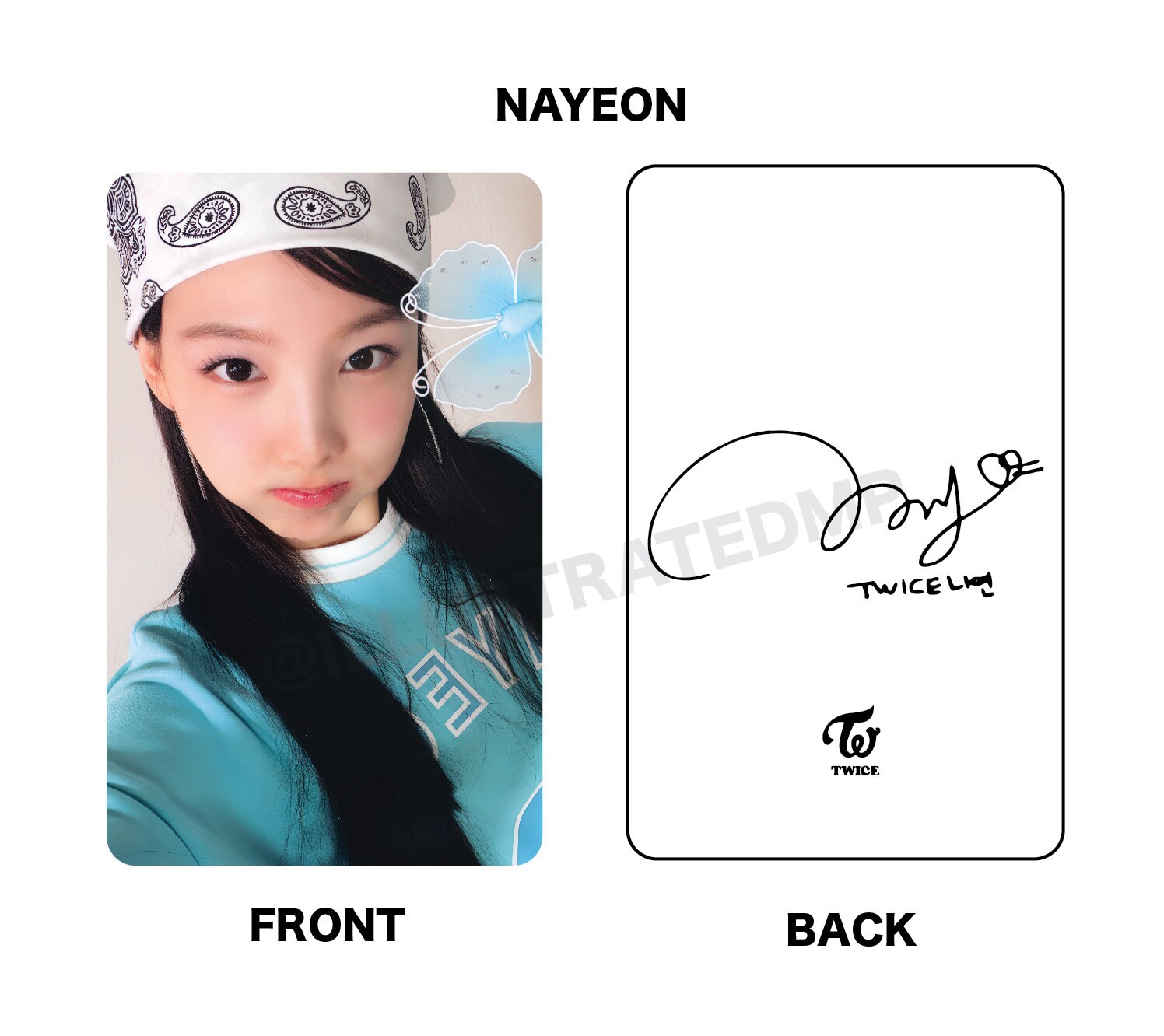 twice once4期　フォトカ TWICE ONCE 4th Generation Fan Club TWICEZINE Version