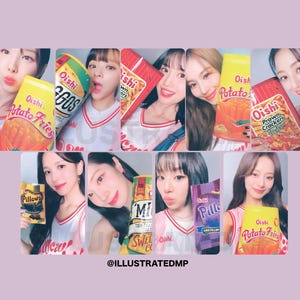 TWICE x OISHI Philippines Fanmeet Photocards Snacktacular 2024 (UNOFFICIAL) [w/ freebies]
