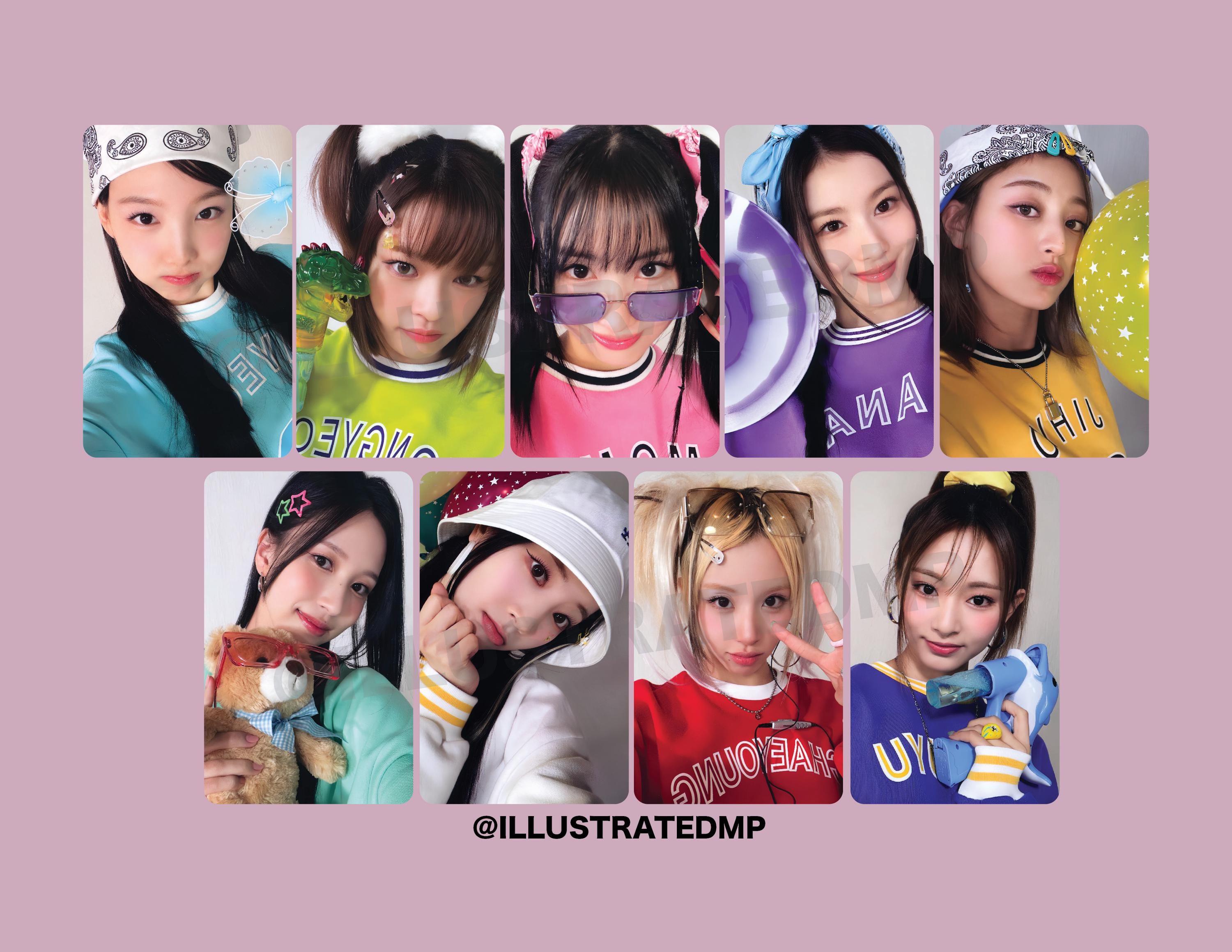 TWICE ONCE 4th Generation Fan Club Selfie Photocards 2023