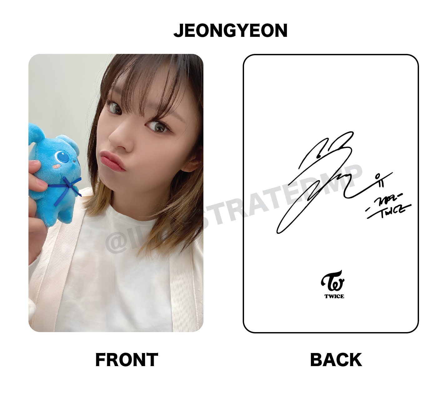 TWICE HARE HARE Blue Cheonsa Photocards (2023) [w/ Freebies] - Etsy