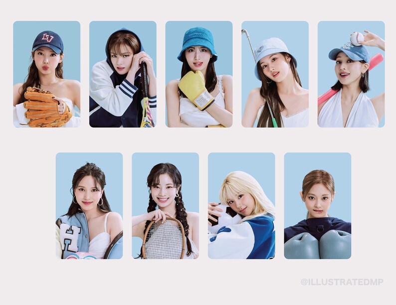 TWICE Ready to Be Japan Photocards w/ freebies WHOLE SET (9 PCS)