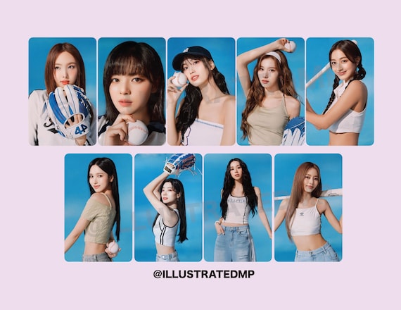 TWICE ジヒョ　ユニフォーム　トレカ　9ROUND TWICE HOME 9ROUND Concept Photocards (unofficial) [w/ Freebbies