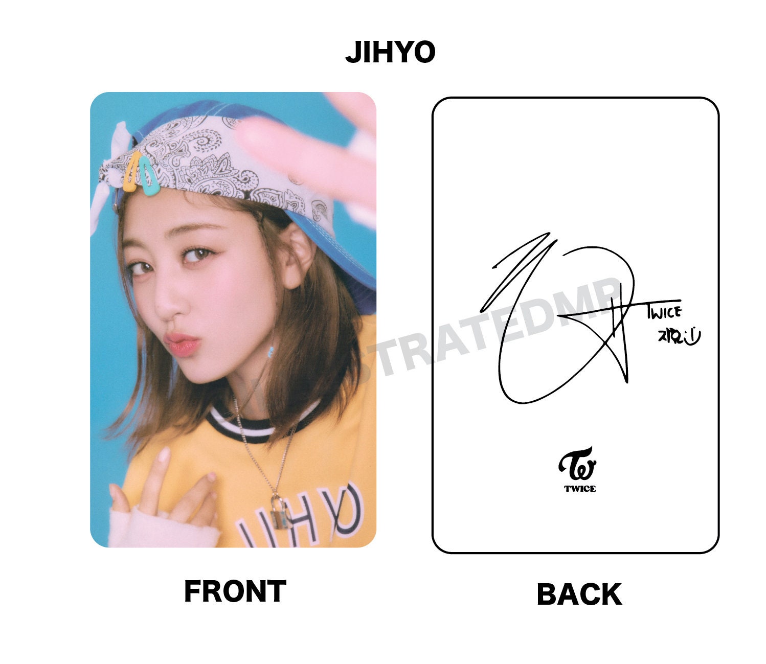 TWICE ONCE 4th Generation Fan Club TWICEZINE Version Photocards