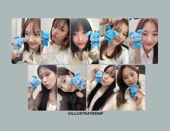 TWICE HARE HARE Blue Cheonsa Photocards (2023) [w/ Freebies] - Etsy