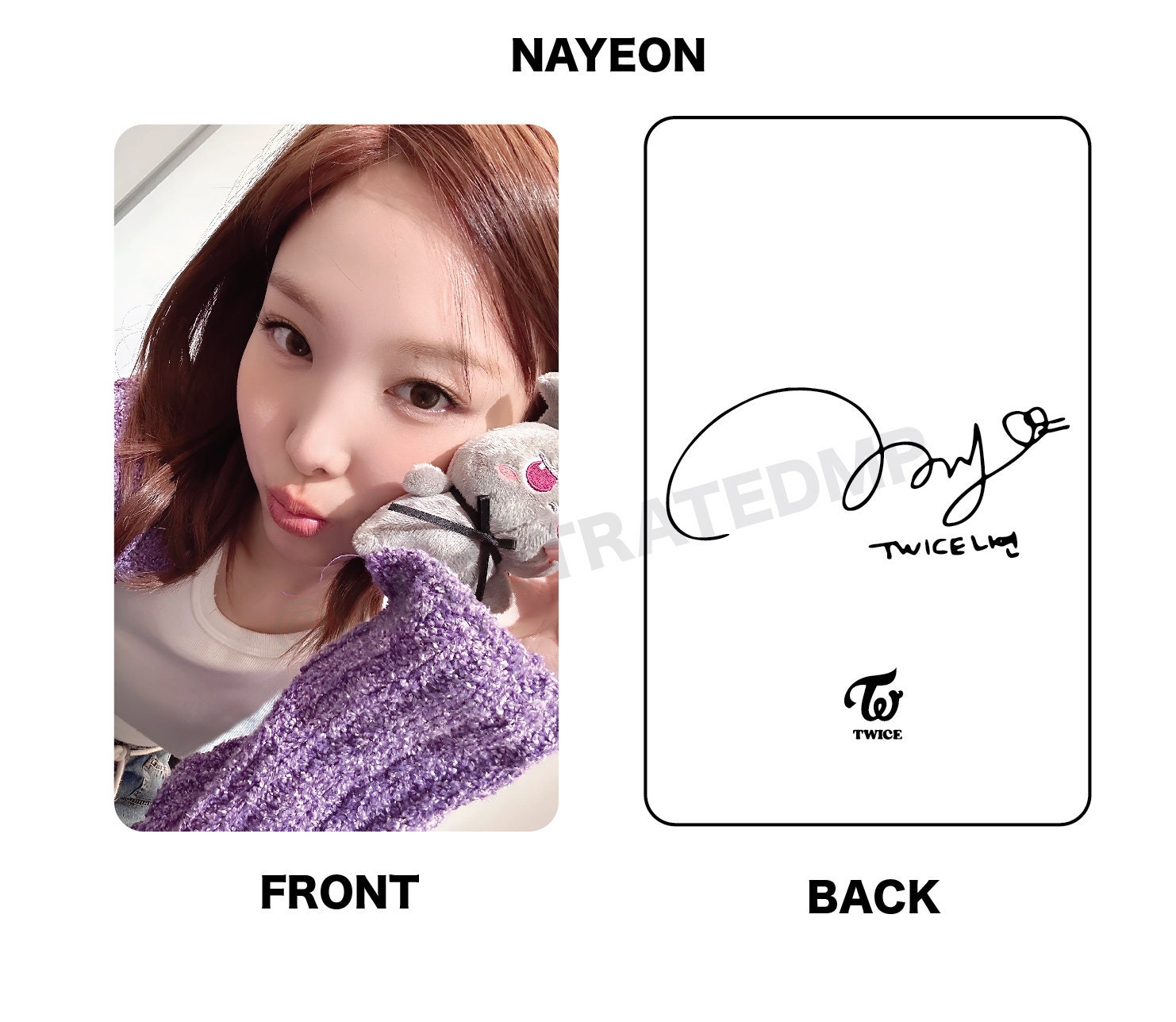 TWICE HARE HARE Purple Cheonsa Photocards (2023) [w/ Freebies] - Etsy