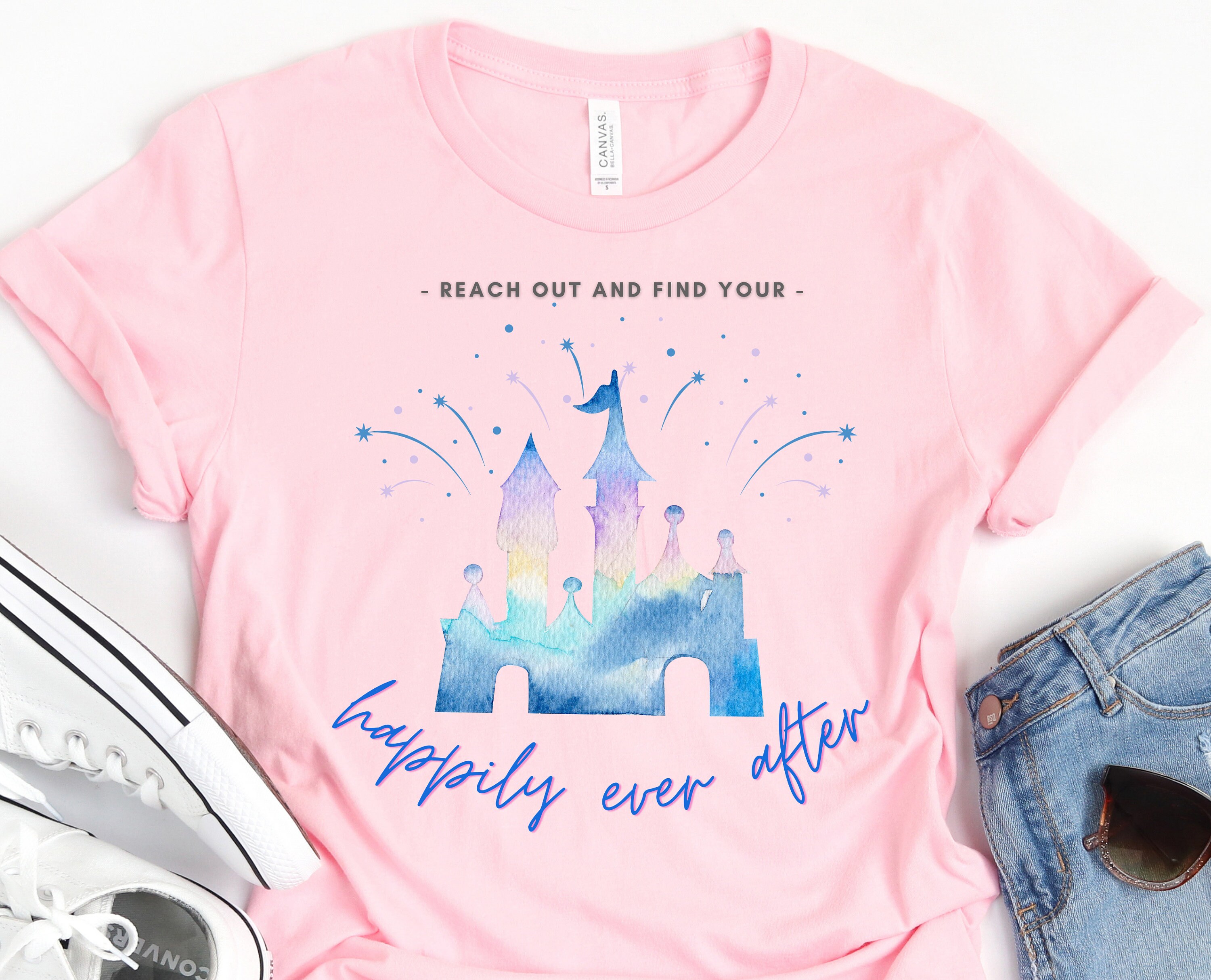 Reach Out and Find Your Happily Ever After Unisex Disney - Etsy Canada