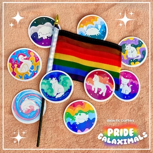 Pride Galaximals | Coleção de Adesivos LGBT+