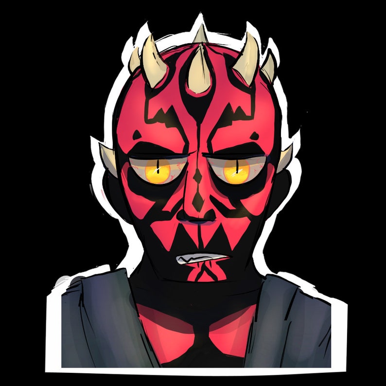 Normalize Never Ending Hatred in Your Soul Darth Maul Meme - Etsy