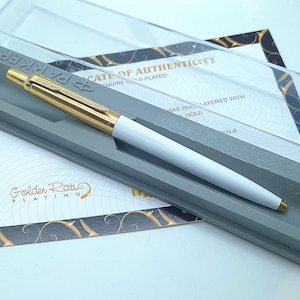 Stylo Parker 180 Vintage - Acier Et Or Plaqué 18K, Rollerball - Avec Recharge, Occasion