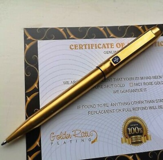24k Gold Plated Parker 25 Ballpoint Pen Flighter Writing Pen