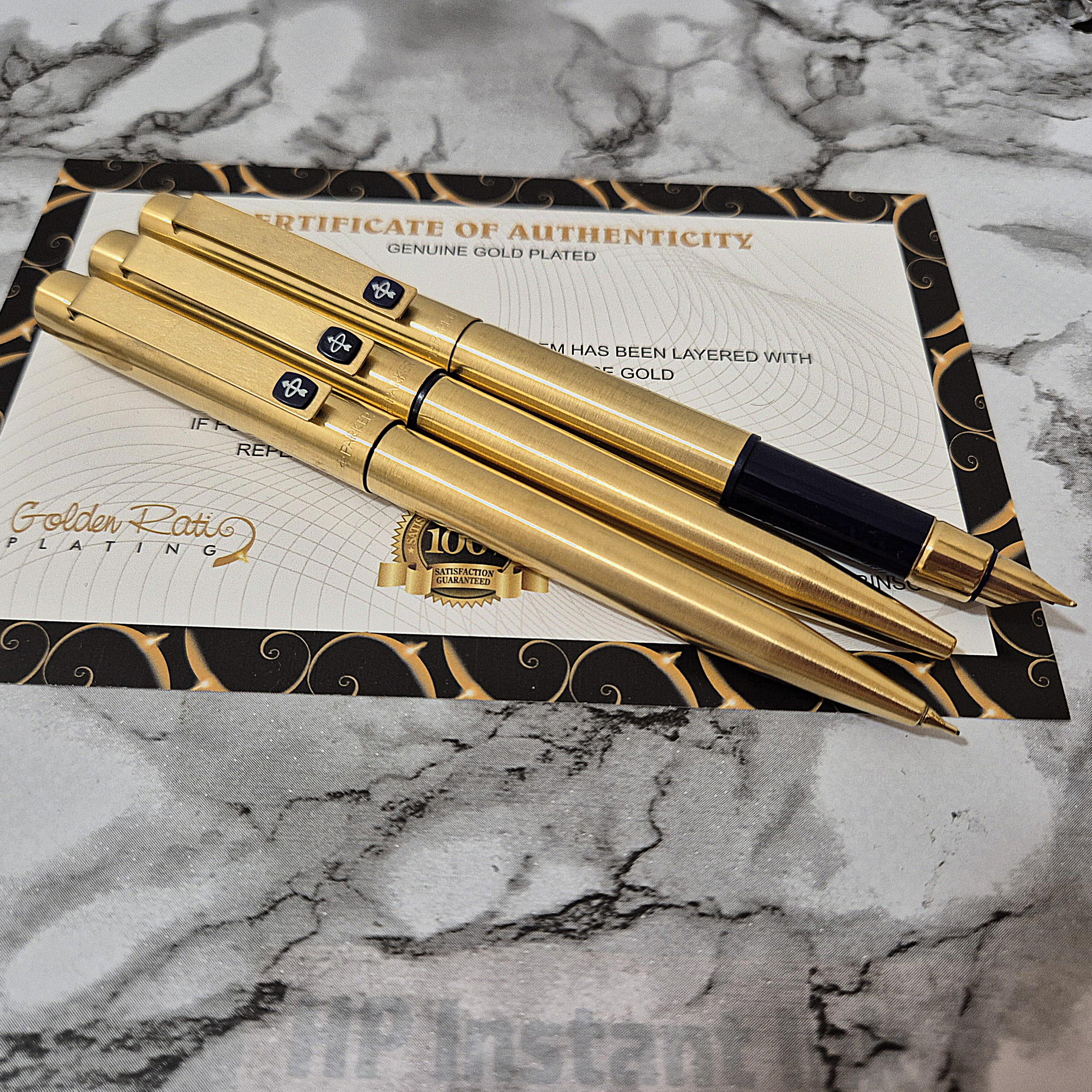 Gold parker pen - Etsy 日本