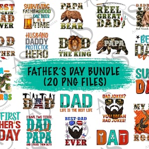 Father&#39;s Day Bundle Png Sublimation Design, Father&#39;s Day Png, Set Of 20 Father&#39;s Day Png, Western Father&#39;s Day Bundle Png Digital Downloads