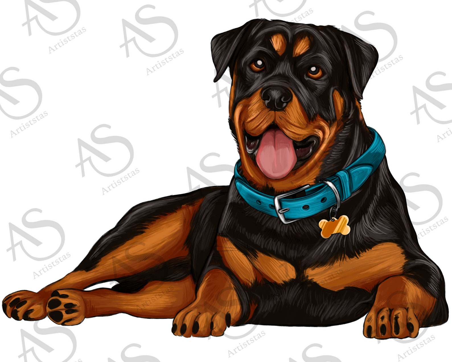 Rottweiler Png Sublimation Design, Rottweiler Png, Rottweiler Dog Png ...
