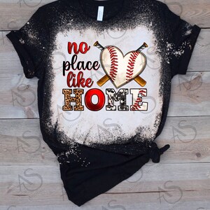 No Place Like Home Baseball Collage Crop Tee main image 1