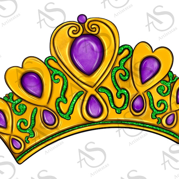 Mardi Gras Princess Crown Png, Mardi Gras Png,Princess Crown Png,Western Design Png, Mardi Gras Sublimation Design, Digital Download