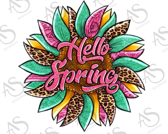Hello Spring Printed Pattern Hello Spring Printed Pattern