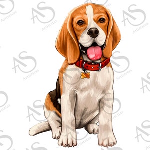 Cute Beagle Png Sublimation Design, Beagle Png, Beagle Dog Png, Hand Drawn Beagle Png, Beagle Clipart, Western Beagle Png, Instant Download