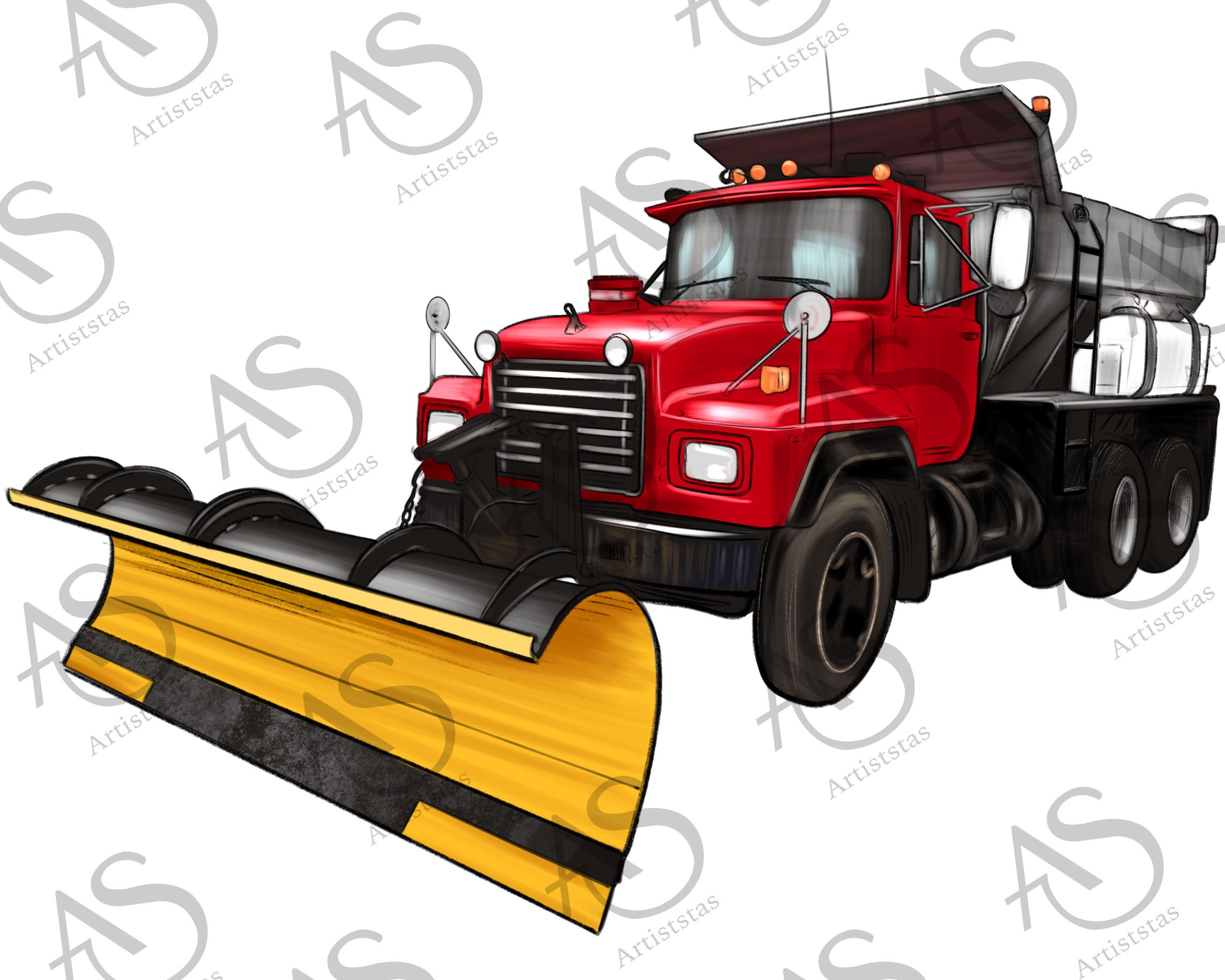 Snow Plow Clipart