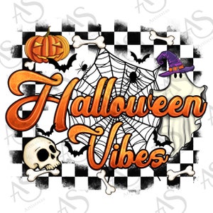Halloween vibes png sublimation design download, Happy Halloween png, Halloween vibes png, spooky vibes png, sublimate designs download