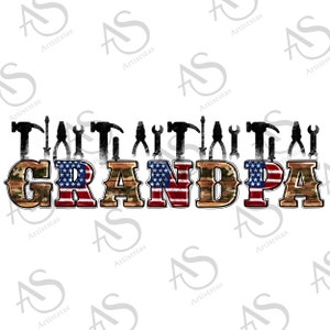 Grandpa fixer Father's Day png sublimation design download, Father's Day png, Independence Day png, American png,sublimation design download