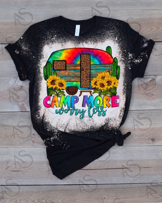 Hippy Camper Tshirt Graphic Tye Dye Camping T-Shirt Gift Tee Hippy Camper Tshirt Graphic Tye Dye Camping T-Shirt Gift Tee