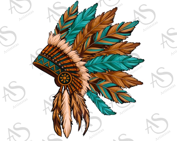 Native American Indian Headdress Png Sublimation Design,western Headdress  Png,headdress Png,png Sublimation Design Download,digital Download - Etsy