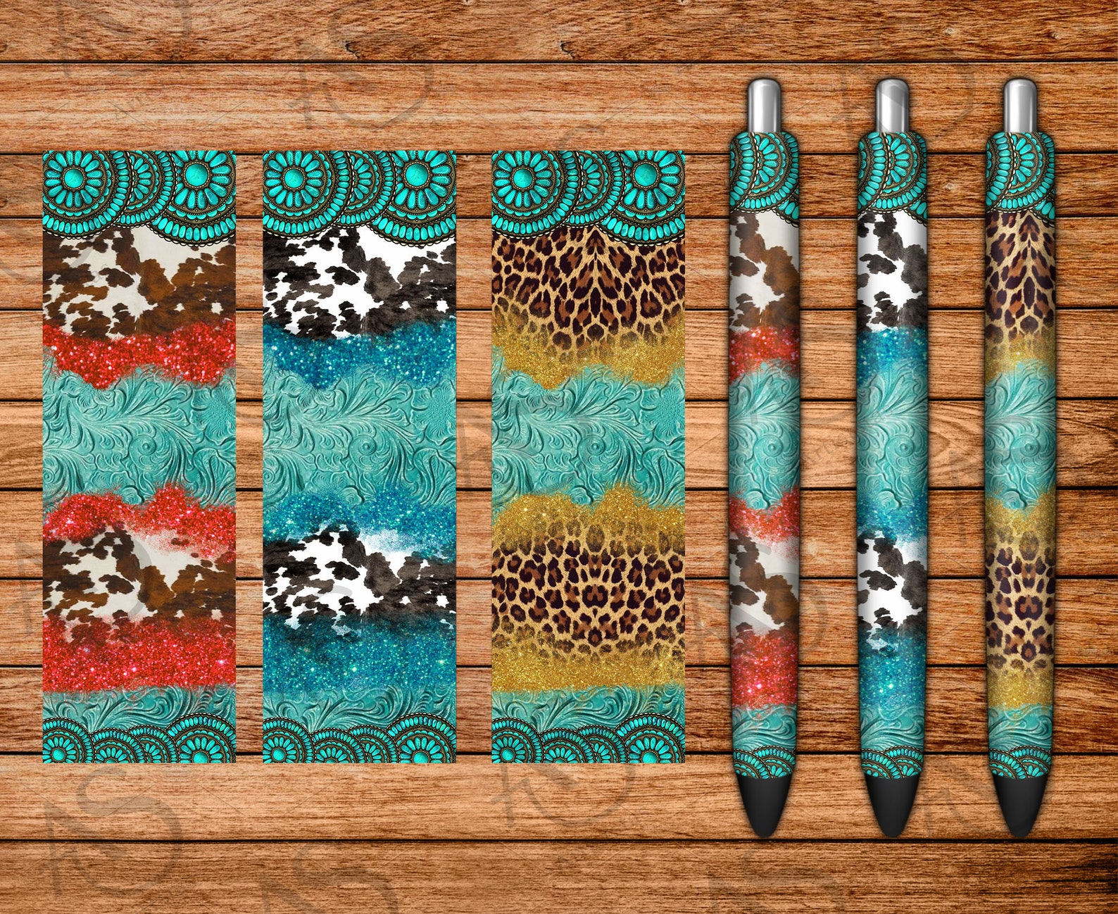 Western Pen Wraps Png Sublimation Design Western Pen Wraps Etsy