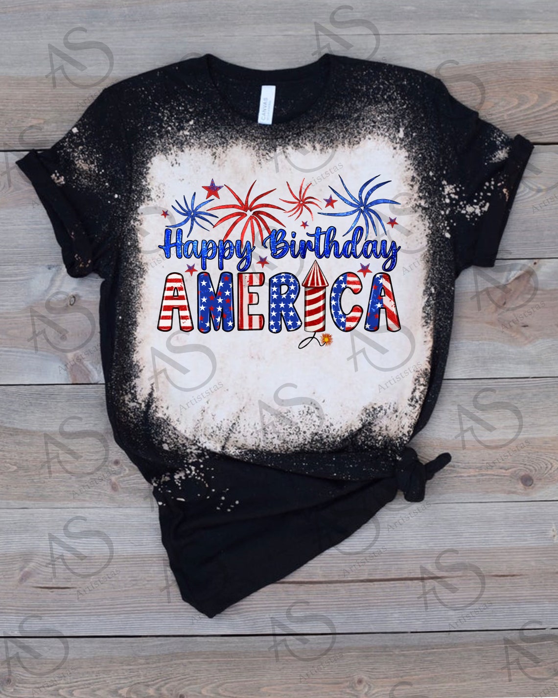 Happy Birthday America Png 4th of July Png Firework and Usa - Etsy
