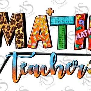 Western Math Teacher Png Sublimation Design, Teacher Png, Math Teacher Png, School Png, Math Teacher Life Png, Math Png, Digital Download