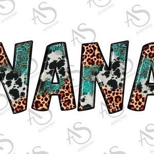 Nana Sunflower Leopard Cowhide PNG Sublimation Design,Sunflower Nana PNG,Western Nana Png,PNG Sublimation Design,Instant Download