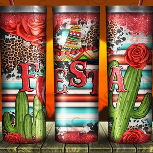 Western Mexican Fiesta Png 20oz Skinny Tumbler Sublimation Design,Cinco de Mayo Tumbler Png,Fiesta Tumbler Png,Fiesta Sublimation Design