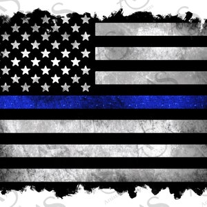 Delgada línea azul Fondo de la bandera americana Png, Glitter Delgada línea azul Bandera americana, 4 de julio Png, Fondo de la bandera americana Png Descargas