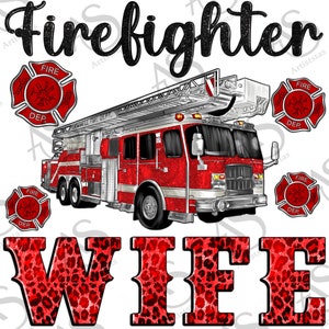 Western Firefighter Wife Png, Firefighter Png, Fire Dep Logo Png, Leopard Glitter Firefighter Wife Png, Fire Png, Fireman Png Downloads