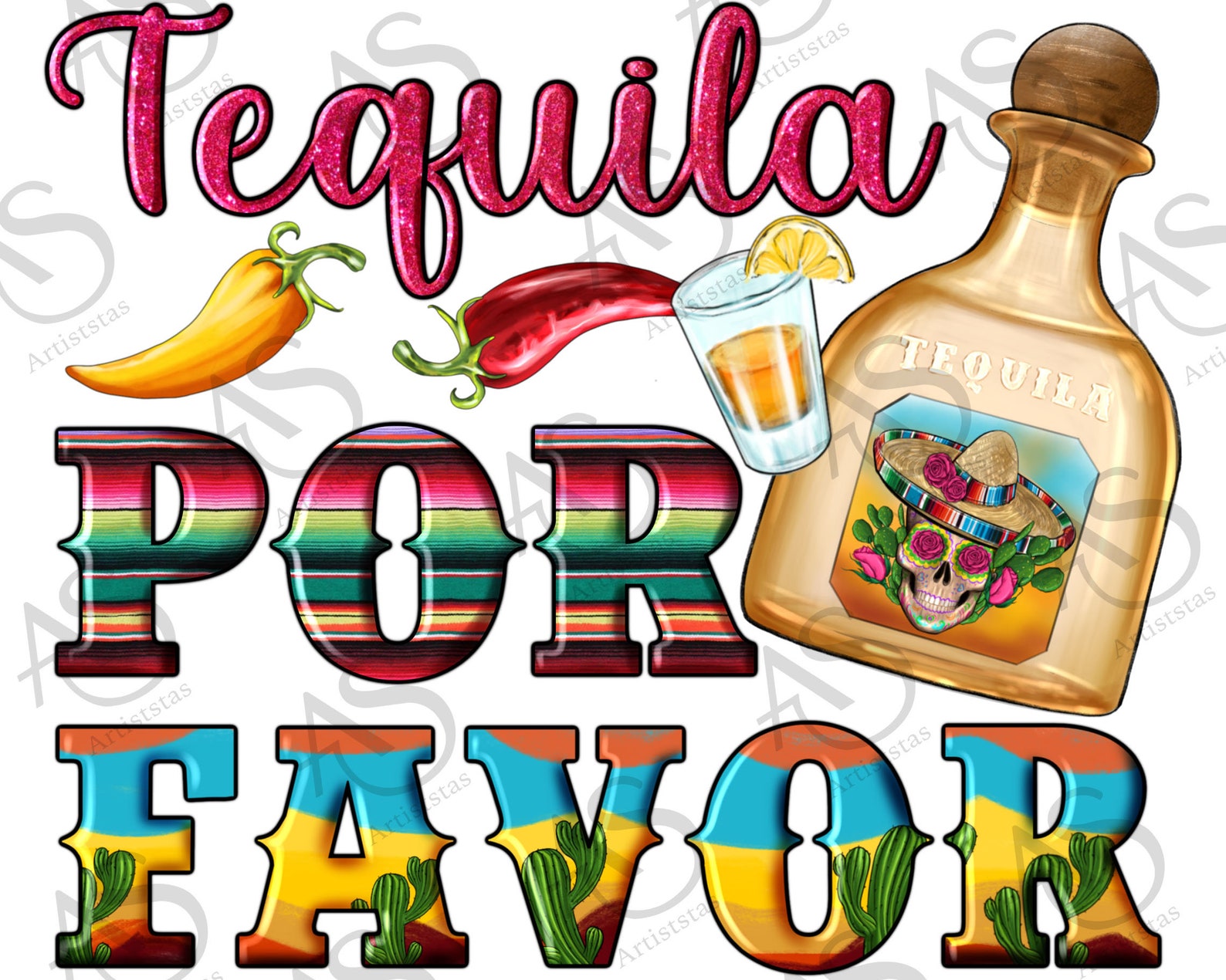 Tequila Por Favor Png Sublimation Design Drinko De Cinco Png Etsy
