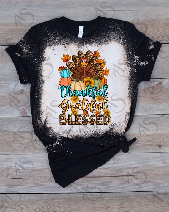 Thankful Grateful Blessed Gigi Leopard Turkey Thanksgiving T-Shirt Thankful Grateful Blessed Gigi Leopard Turkey Thanksgiving T-Shirt